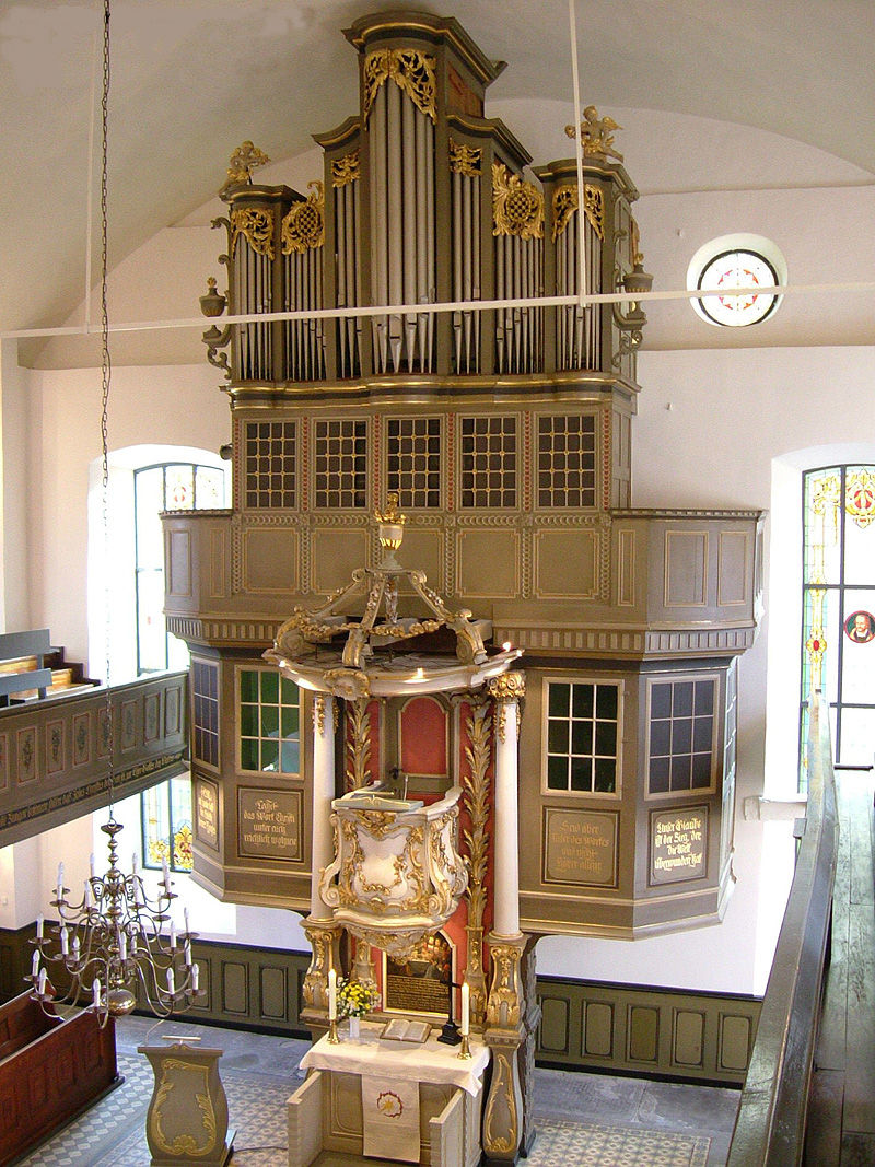 Der historische Orgel-Kanzel-Altar